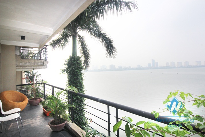 Beautiful apartment for rent with lake view in Tay Ho, Hanoi