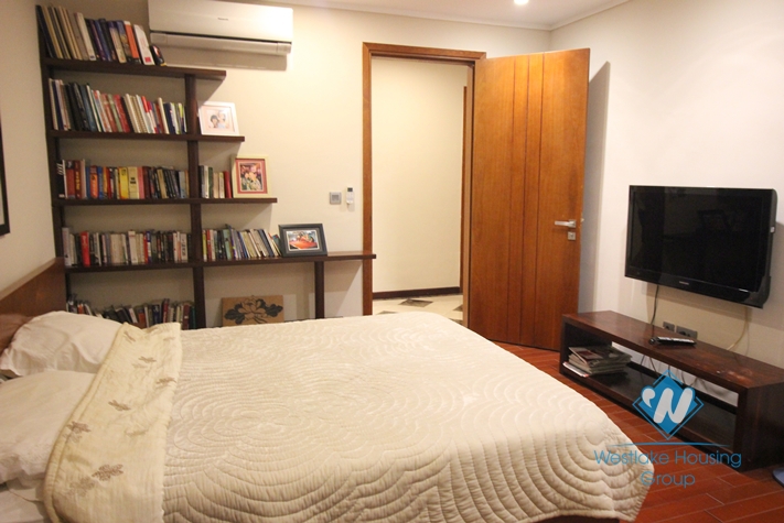 Big apartment for rent with 04 bedrooms in Ciputra, Tay Ho, Ha Noi.