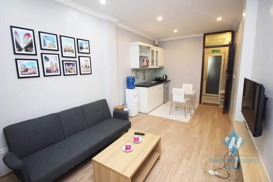 Apartment with beautiful balcony for rent in Ba Dinh district, Hanoi