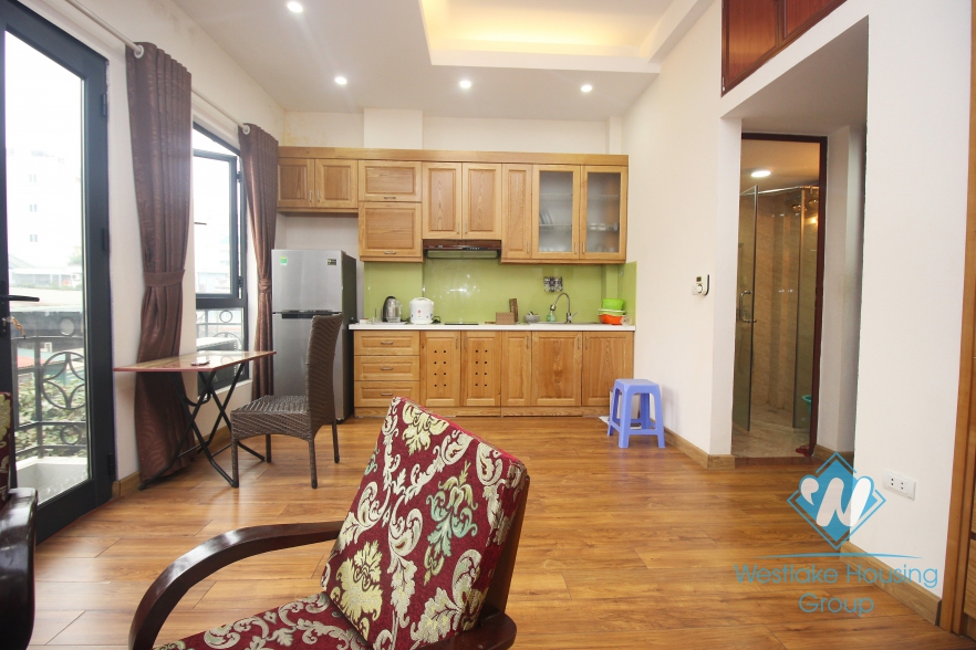 Bright one bedroom apartment for rent in Hoan Kiem.