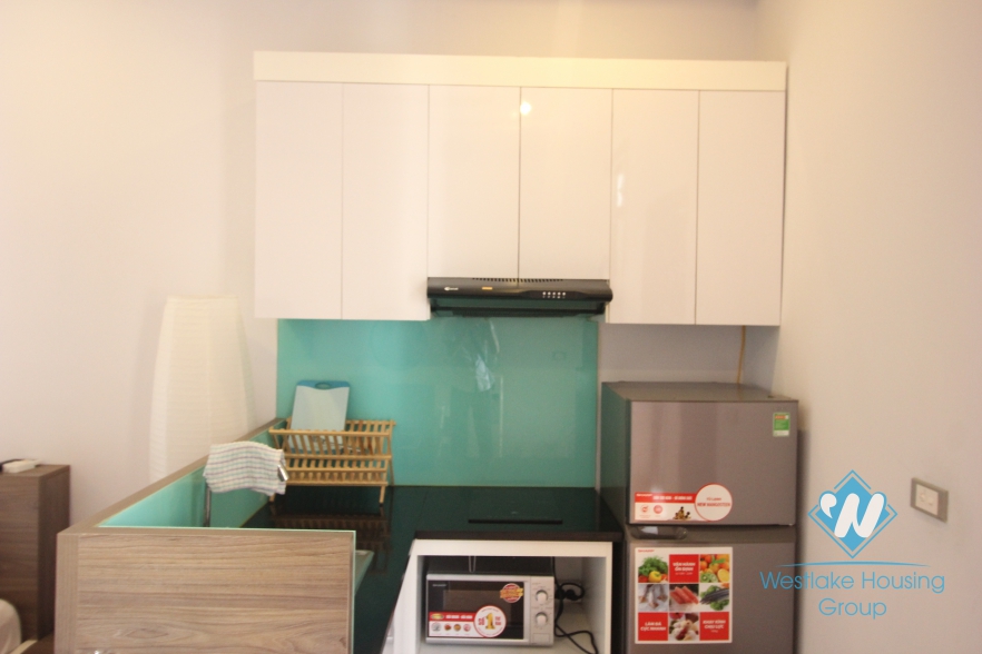 Bright studio apartment for rent in Cau Giay District