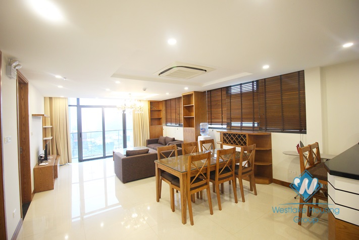 Nice and modern apartment with 03 bedrooms for rent in Truc Bach Lake, Ba Dinh district 