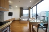 Truc Bach view apartment for rent, huge terrace, modern furnishings