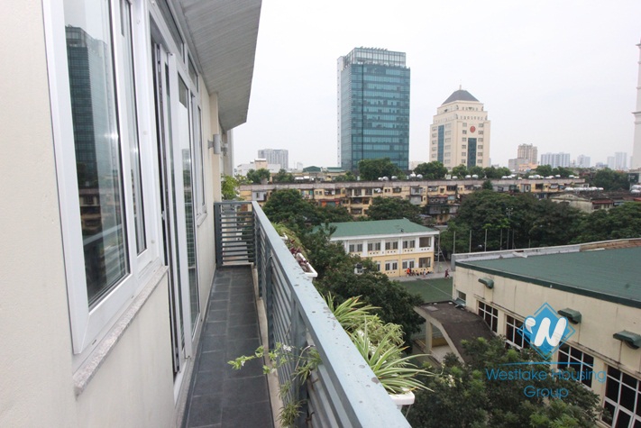 Spacious & full of light apartment for rent on Giang Vo, Ba Dinh