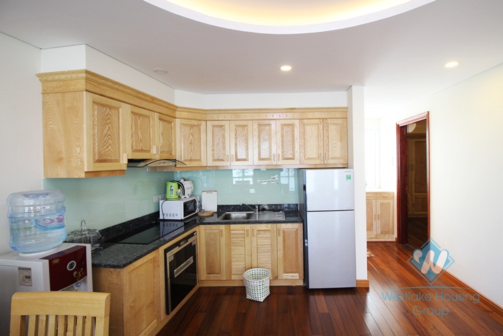 Charming and very bright apartment with 2 bedrooms for rent in Ba Dinh District.