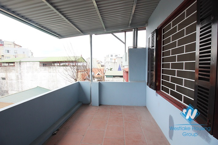 Nice house for rent in Tay Ho with spacious bedrooms and top terrace