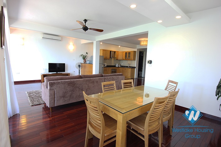 Beautiful lakeview apartment for rent in Tay Ho