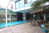 An exquisite villa for rent by Westlake Tay Ho with swimming pool splendid lake view