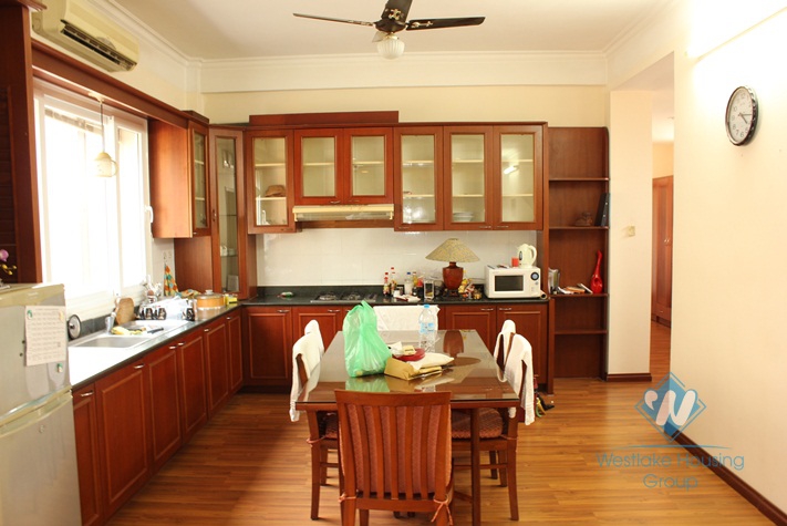 Nice and large apartment for rent in Hoan Kiem District, Ha Noi 