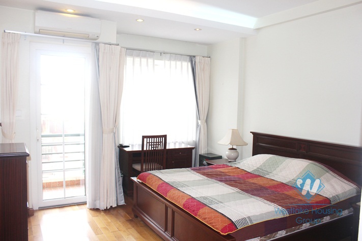 2 bedroom apartment with large balcony for rent in Hoan Kiem district, Hanoi