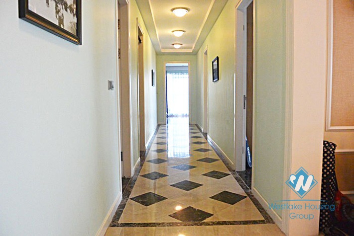 Luxurious apartment for rent in Ciputra, Tay Ho, Hanoi.