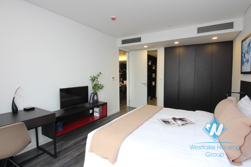 Lake view 2 bedroom serviced apartment for rent in Somerset Westpoint, Tay Ho, Hanoi