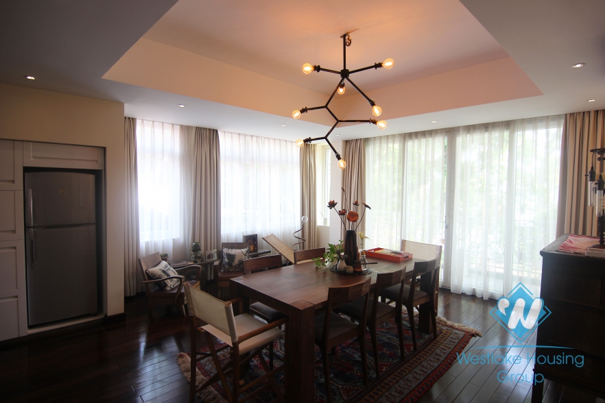 02 bedrooms apartment with nice balcony for rent in Hoan Kiem district