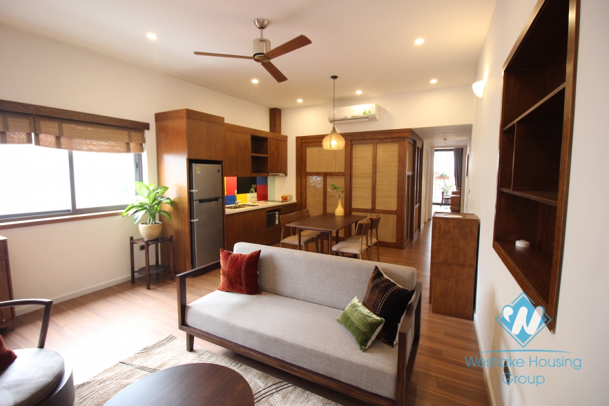 Two bedroom Japanese style apartment for rent in Hai Ba Trung district, Ha Noi