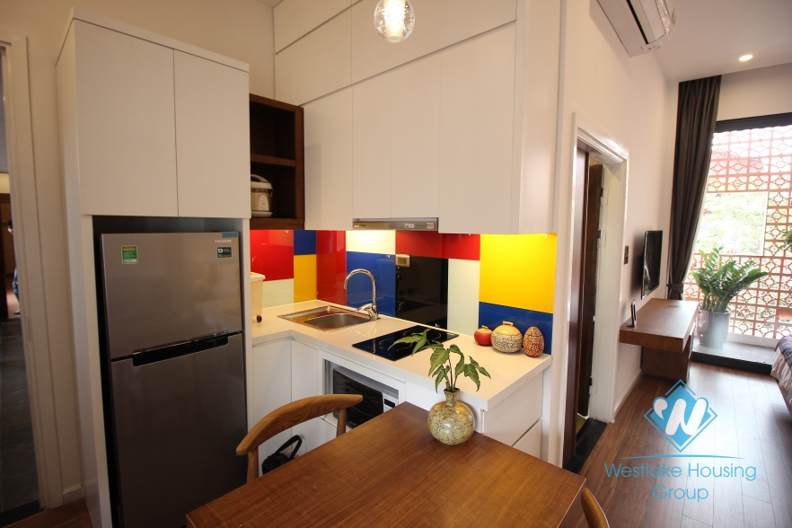Japanese style studio apartment for rent in Hai Ba Trung district, Ha Noi