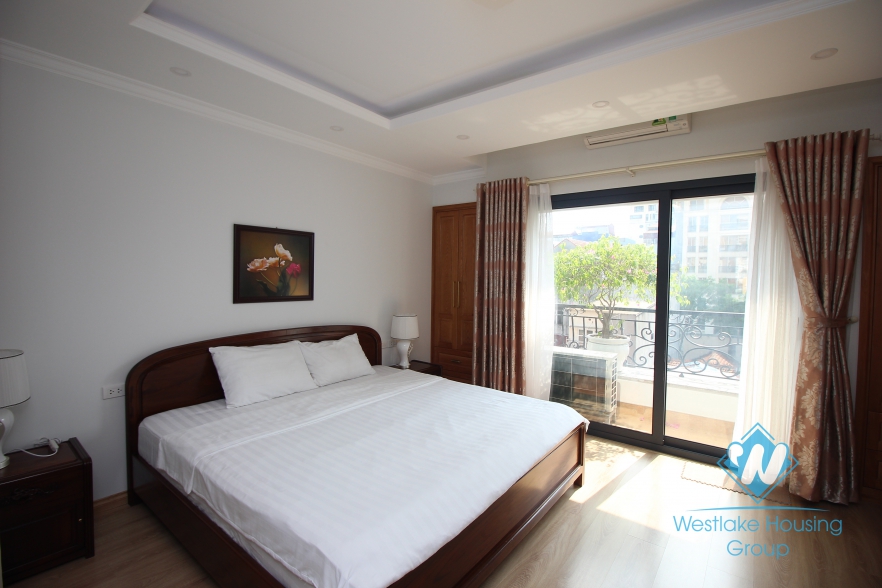 Big and bright one bedroom serviced apartment for rent in Hai Ba Trung