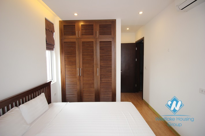 Bright  2 bedrooms apartment for rent on Xuan Dieu, Tay Ho, Hanoi 