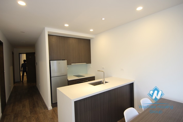 Two bedroom with modern furniture for rent in Tay ho area.