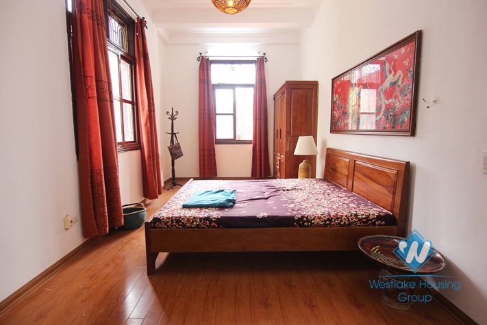 4 bedrooms house for rent in Trinh Cong Son st, Tay Ho district, Hanoi