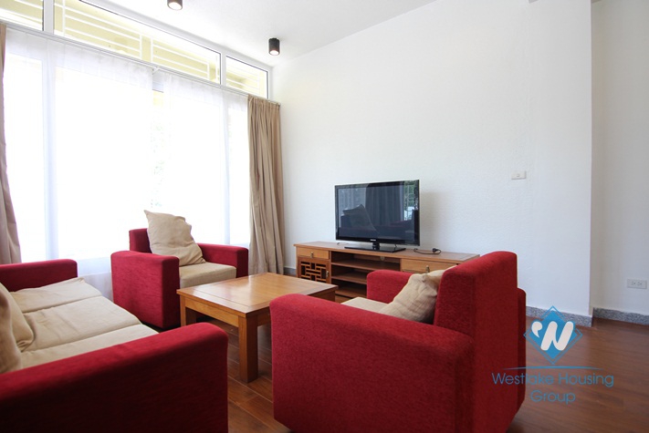 Lovely bright apartment for rent on Nhat Chieu street, Tay Ho, Hanoi
