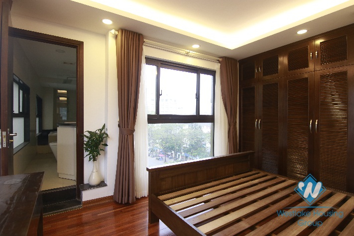 Two bedrooms apartment with 110sqm for rent in Hoan Kiem, Hanoi.