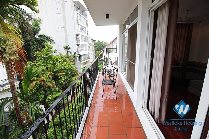 Swimming pool apartment with balcony for rent in Tay Ho, Hanoi