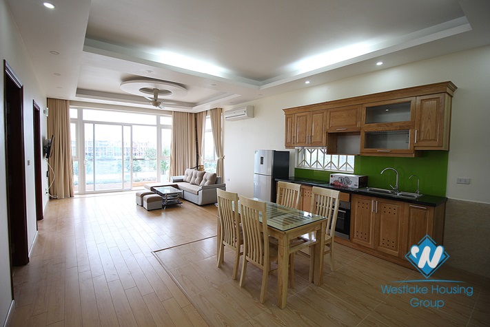 Brandnew and spacious apartment with lake view for rent in Tay Ho, Hanoi