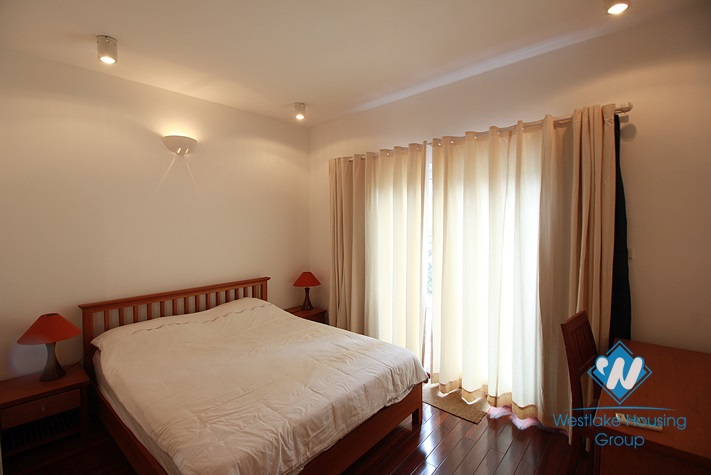 Swimming pool apartment with balcony for rent in Tay Ho, Hanoi