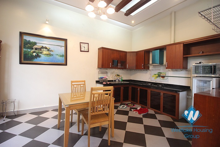 Two storey house with court yard for rent in Tay Ho, Hanoi