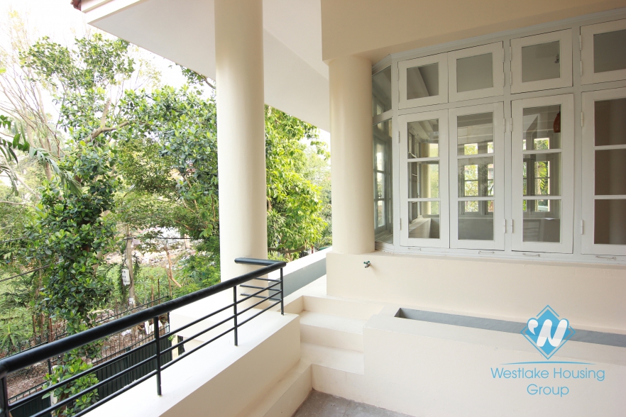 A wonderful french style villa for rent with 4 bedroom in Tay Ho, Hanoi