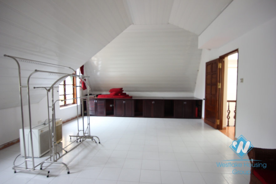 French villa to rent in a peaceful neighborhood of To Ngoc Van, Tay Ho