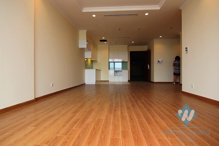 Waiting to be funished apartment for rent in Vinhomes Nguyen Chi Thanh, Ha Noi