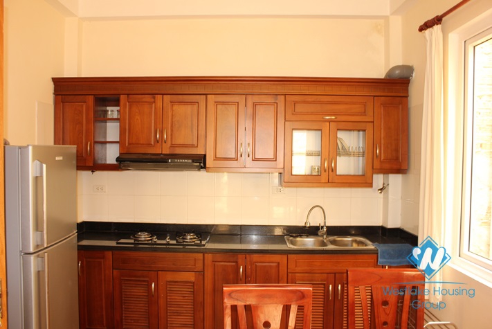 Quiet apartment for rent in Tay Ho area, Ha Noi