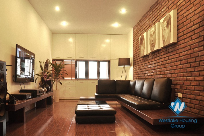 Beautiful houses with nice design for rent in Xuan La street, Tay Ho, Hanoi