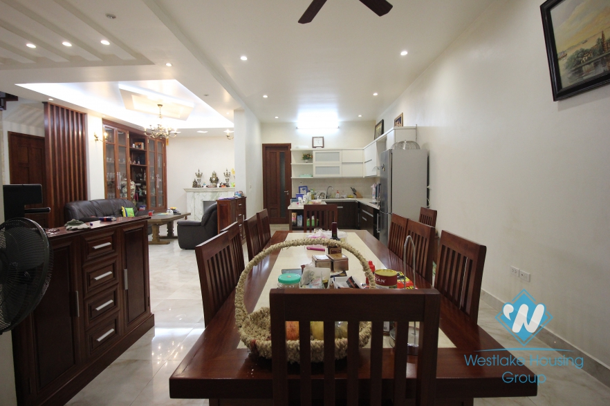 A beautiful villa for rent in Tay Ho good space and modern furnishing