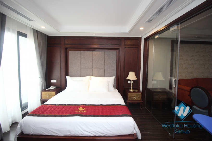 Luxury and new apartment in Pho Hue street is available for rent.