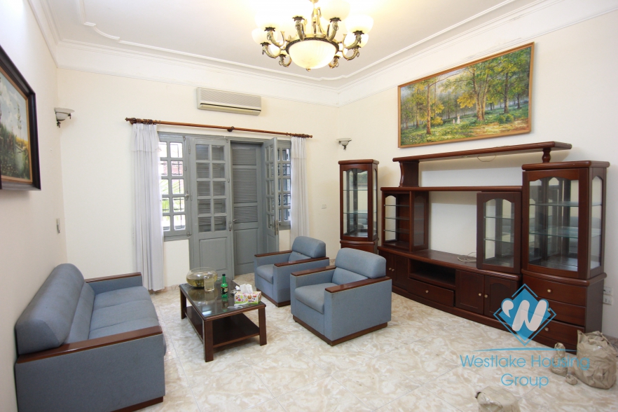 Furnished new house for rent in Ton Duc Thang Street, Hanoi
