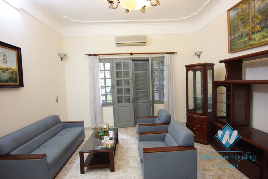 Furnished new house for rent in Ton Duc Thang Street, Hanoi
