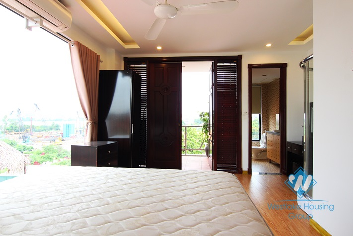 Two bedroom apartment for rent in Dang Thai Mai street, Tay Ho district, Hanoi.