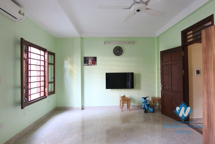 New four bedrooms house for rent in Au Co street, Tay Ho district, Ha Noi