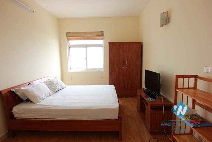 Nicely furnished and affordable 3 bedrooms apartment for rent on Lac Long Quan, Tay Ho, HN