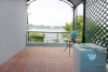 Lake side house with beautiful lake view for rent in Truc Bach, Ba Dinh, Hanoi