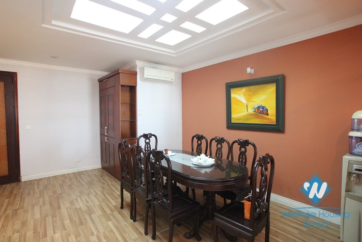 Apartment with nice furniture available for rent in Ciputra, Tay Ho, Hanoi