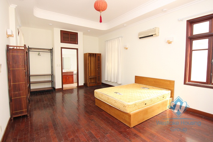 Spacious house for rent in Dang Thai Mai alley, Tay Ho, Hanoi