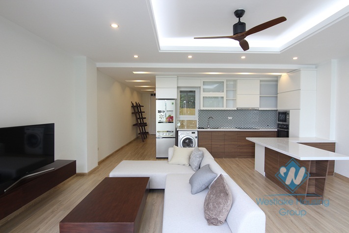Lakeview and bright, 02 bedrooms apartment for rent in Tay Ho.
