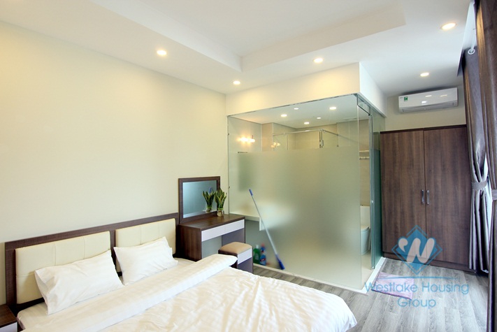 Apartment in 6th floor for rent in Tay Ho, Hanoi.