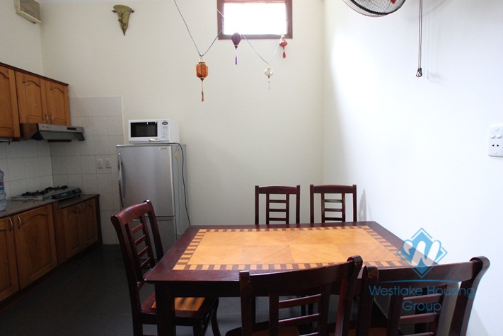 Small house in a quiet lane available for rent in Tay Ho district, Hanoi.