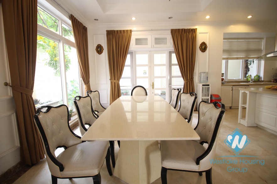 Luxury house for lease in Ciputra compound, Tay Ho, Hanoi