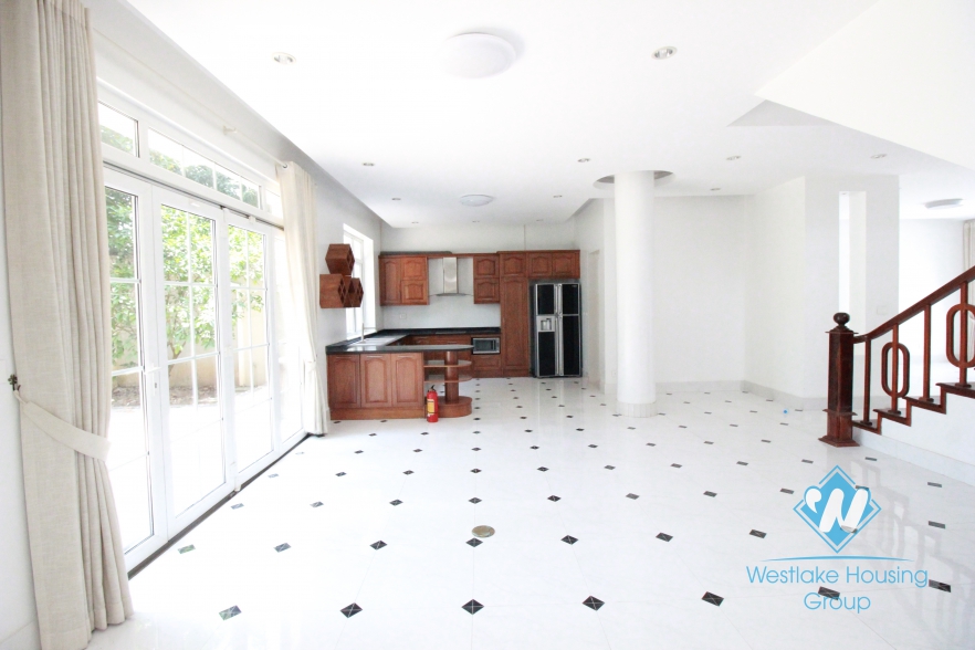 High quality and spacious house for rent in Ciputra, Tay Ho, Hanoi - Unfurnished