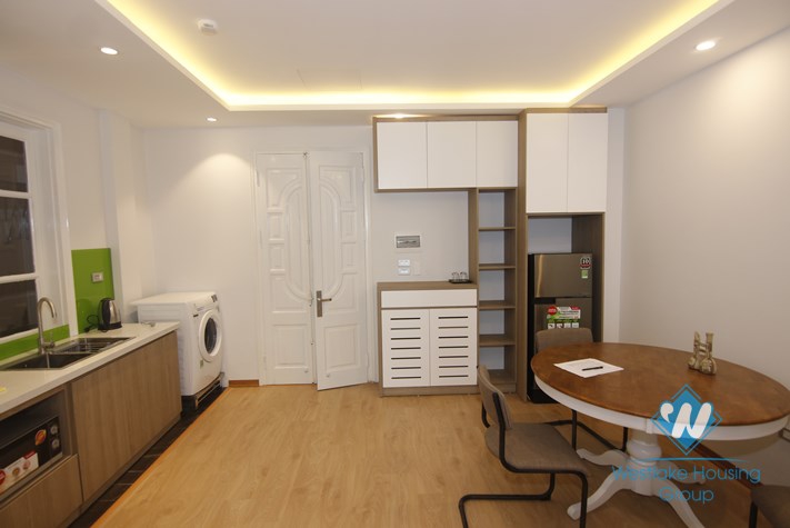 Brand new 1 bedroom apartment in Truc Bach with nice terrace